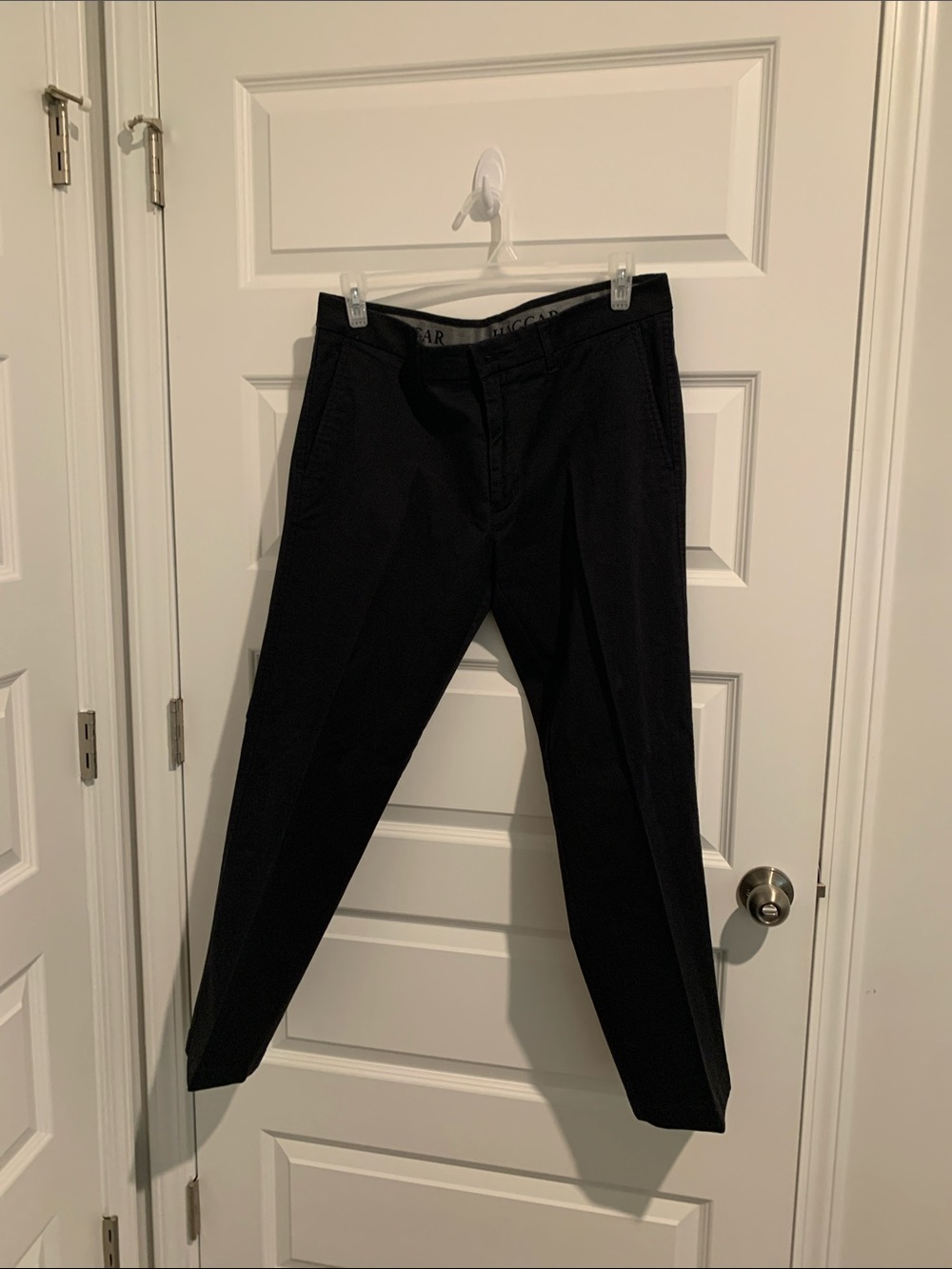 Haggar Black Chinos - Straight Leg